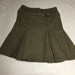 Philippe Adec Career Skirt Lined & Pleats Size-8